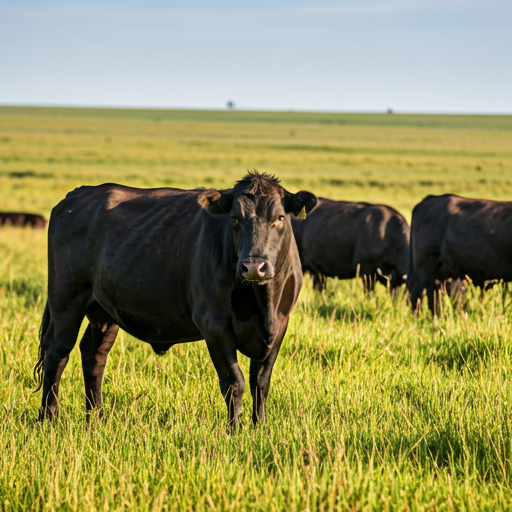 Ganado en campo uruguayo